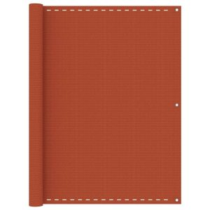 Altanafskærmning 120x500 cm HDPE orange