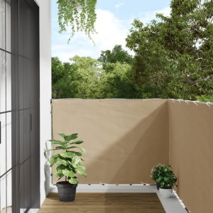 Altanafskærmning 120x500 cm oxfordstof beige