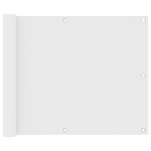 Altanafskærmning 75x300 cm oxfordstof hvid