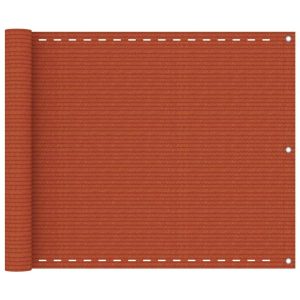 Altanafskærmning 75x400 cm HDPE orange