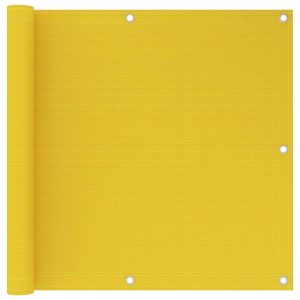 Altanafskærmning 90x600 cm HDPE gul