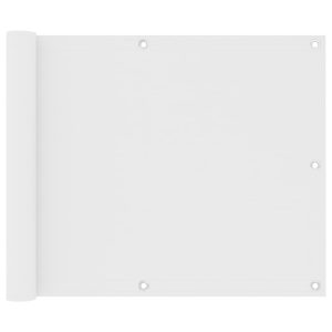 Altanafskærmning 75x400 cm oxfordstof hvid